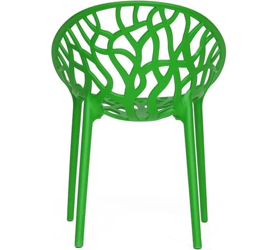 Стул Tetchair BUSH mod. 017 пластик, 60x58.5x80 см, зеленый, 4 шт. 12653