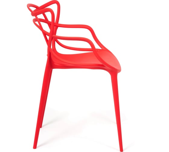 Стул Tetchair Cat Chair mod. 028 пластик, 54.5x56x84 см, красный, 2 шт. 033 14102