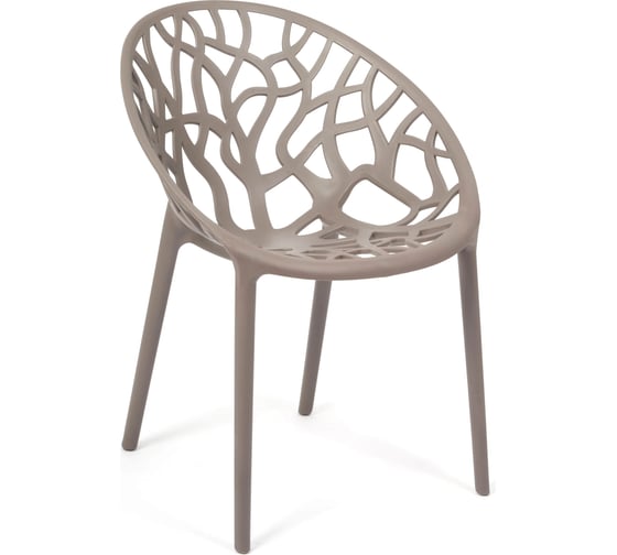 Стул Tetchair BUSH mod. 017 пластик, 60x58.5x80 см, серый, 4 шт. 14104