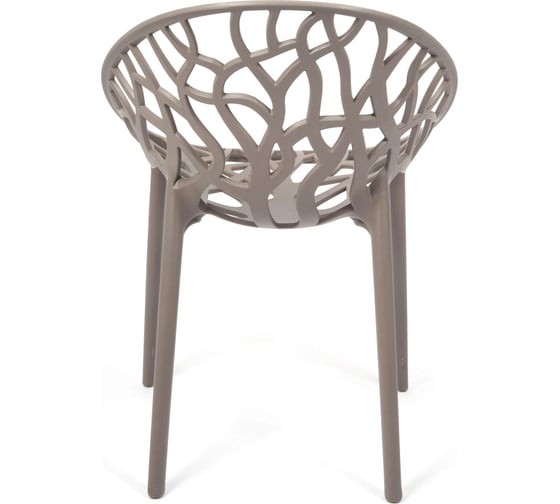 Стул Tetchair BUSH mod. 017 пластик, 60x58.5x80 см, серый, 4 шт. 14104
