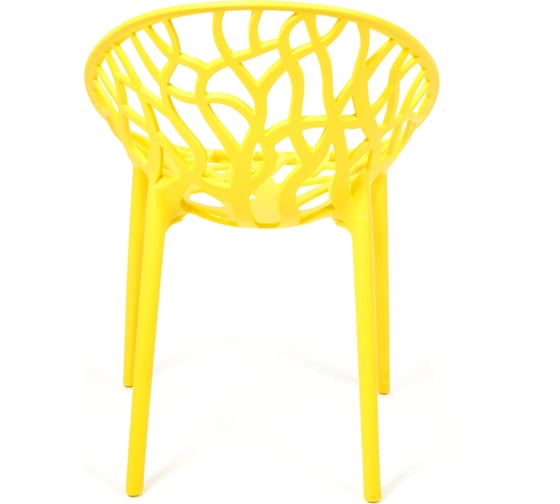 Стул Tetchair BUSH mod. 017 пластик, 60x58.5x80 см, желтый, 4 шт. 14103