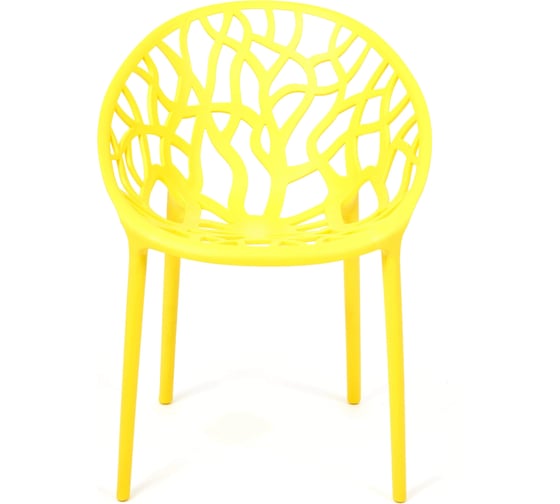 Стул Tetchair BUSH mod. 017 пластик, 60x58.5x80 см, желтый, 4 шт. 14103