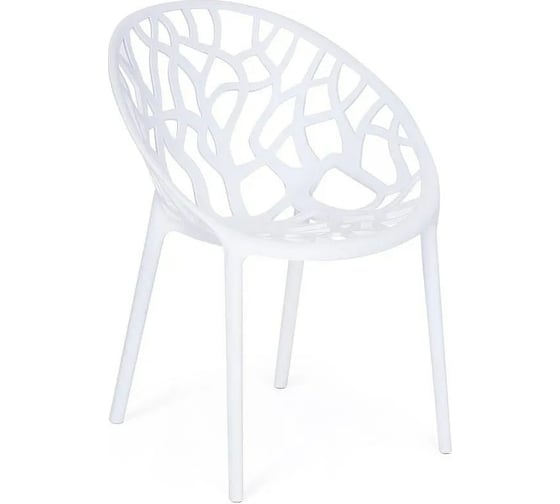 Стул Tetchair BUSH mod. 017 пластик, 60x58.5x80 см, белый, 4 шт. 11725