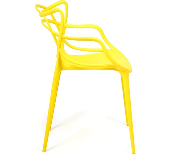 Стул Tetchair Cat Chair mod. 028 пластик, 54.5x56x84 см, желтый, 2 шт. 037 14101