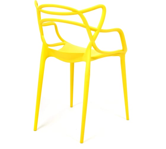 Стул Tetchair Cat Chair mod. 028 пластик, 54.5x56x84 см, желтый, 2 шт. 037 14101