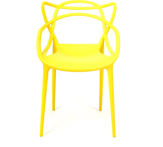 Стул Tetchair Cat Chair mod. 028 пластик, 54.5x56x84 см, желтый, 2 шт. 037 14101