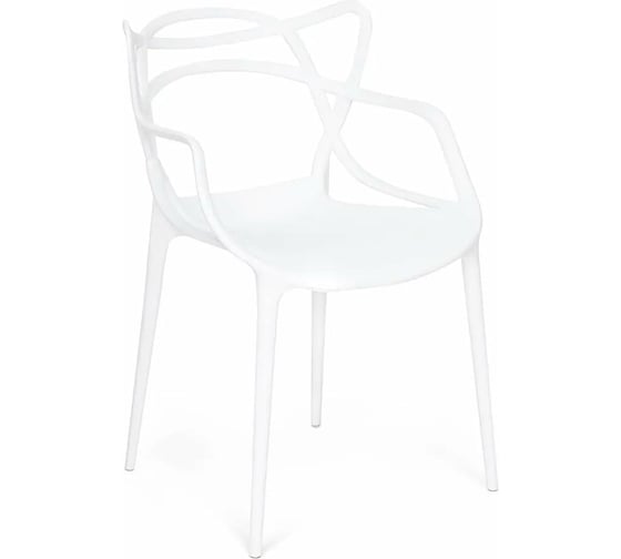Стул Tetchair Cat Chair mod. 028 пластик, 54.5x56x84 см, белый, 2 шт. 018 12654