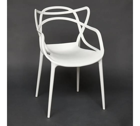Стул Tetchair Cat Chair mod. 028 пластик, 54.5x56x84 см, белый, 2 шт. 018 12654