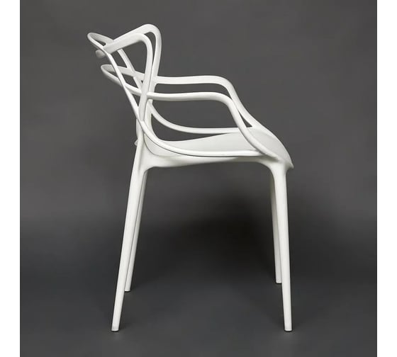 Стул Tetchair Cat Chair mod. 028 пластик, 54.5x56x84 см, белый, 2 шт. 018 12654