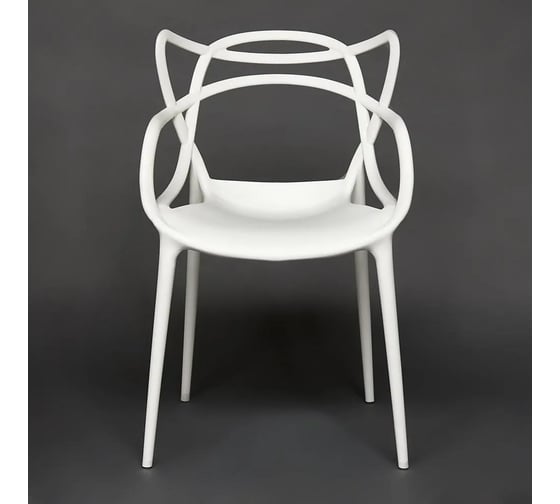 Стул Tetchair Cat Chair mod. 028 пластик, 54.5x56x84 см, белый, 2 шт. 018 12654