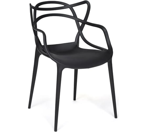 Стул Tetchair Cat Chair mod. 028 пластик, 54.5x56x84 см, черный, 2 шт. 3010 12655