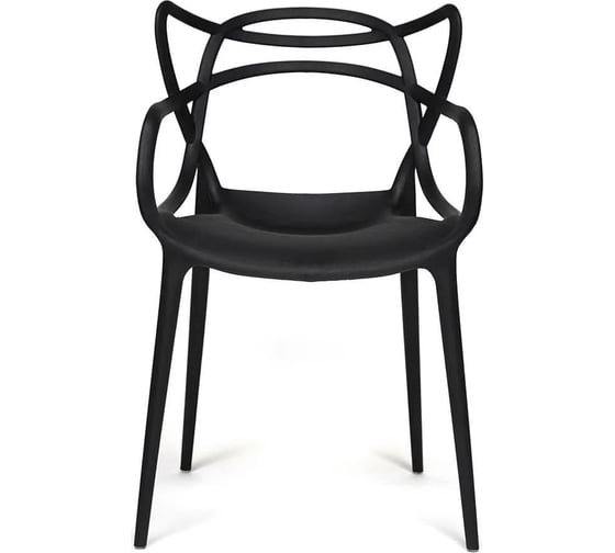 Стул Tetchair Cat Chair mod. 028 пластик, 54.5x56x84 см, черный, 2 шт. 3010 12655