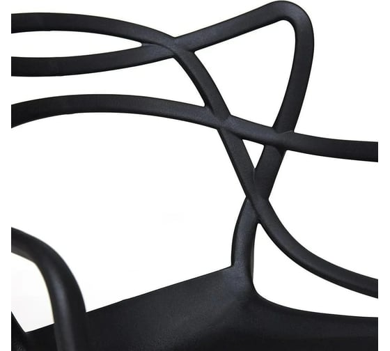 Стул Tetchair Cat Chair mod. 028 пластик, 54.5x56x84 см, черный, 2 шт. 3010 12655