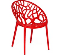 Стул Tetchair BUSH mod. 017 пластик, 60x58.5x80 см, красный, 4 шт. 11726