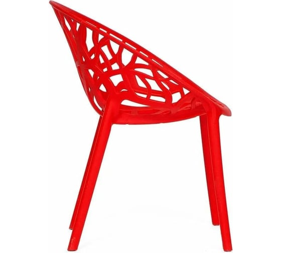 Стул Tetchair BUSH mod. 017 пластик, 60x58.5x80 см, красный, 4 шт. 11726