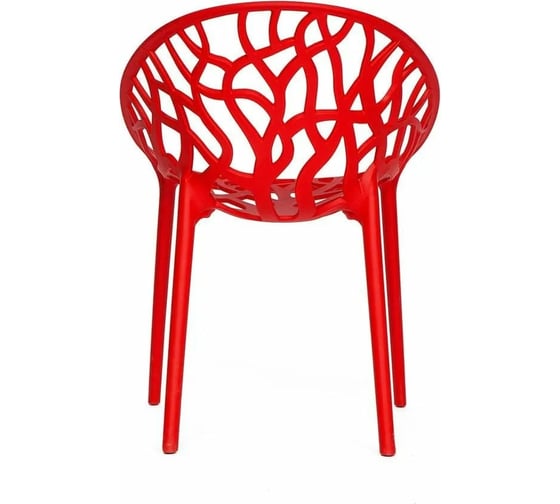 Стул Tetchair BUSH mod. 017 пластик, 60x58.5x80 см, красный, 4 шт. 11726