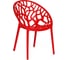 Стул Tetchair BUSH mod. 017 пластик, 60x58.5x80 см, красный, 4 шт. 11726 1