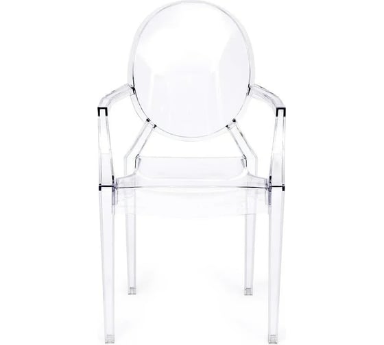 Кресло Tetchair MEDALION (mod. 922) пластик, 56.5x53.2x92.5 см, бесцветное, 4 шт. 11724