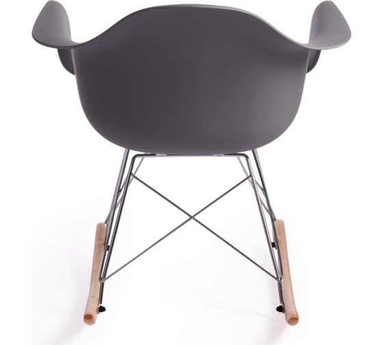 Кресло-качалка Tetchair CINDY (mod. C1025A) пластик/металл/дерево, 65x61x74 см, серая, 4 шт. 024 15172