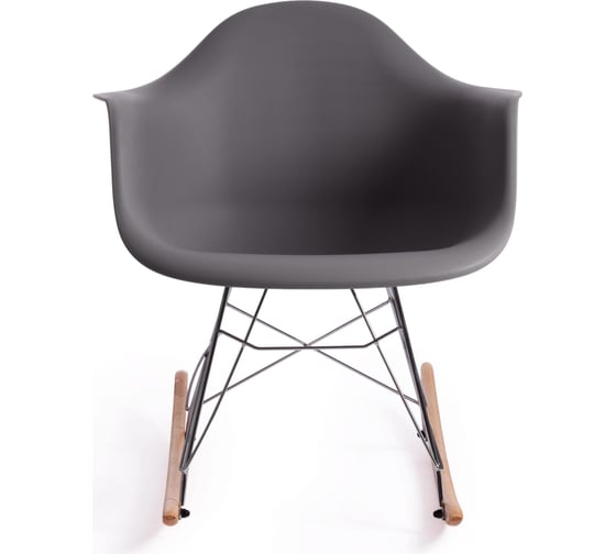 Кресло-качалка Tetchair CINDY (mod. C1025A) пластик/металл/дерево, 65x61x74 см, серая, 4 шт. 024 15172