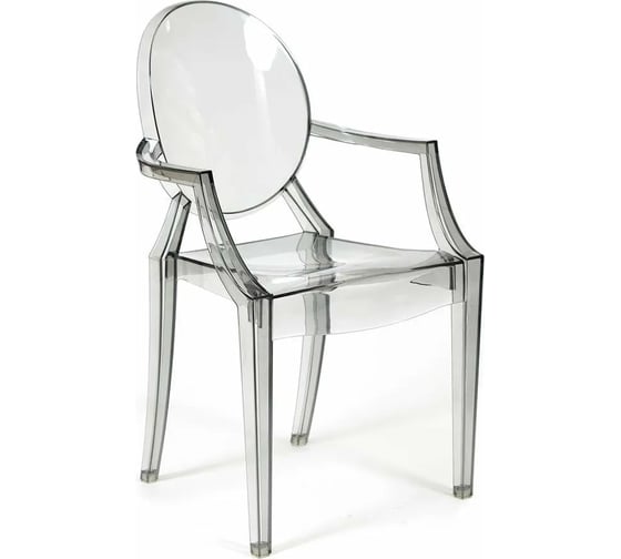 Кресло Tetchair MEDALION (mod. 922) пластик, 56.5x53.2x92.5 см, серое, 4 шт. 13651