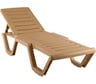 Шезлонг ELLASTIK-PLAST Атлант бежевый, 186x63x32 см M-SHEZ01ATLANT3
