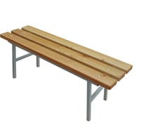 Разборная скамья без спинки ПК ОТК 1500x350x450 мм СБ15Р