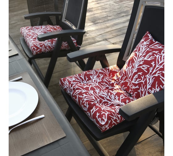Подушка на стул Kauffort Red Corals - S 50x50 см 121813150