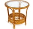 Комплект Tetchair PELANGI 02/15 стол со стеклом, 4 кресла без подушек, ротанг, мед 10084 3
