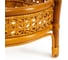 Комплект Tetchair PELANGI 02/15 стол со стеклом, 4 кресла без подушек, ротанг, мед 10084 6