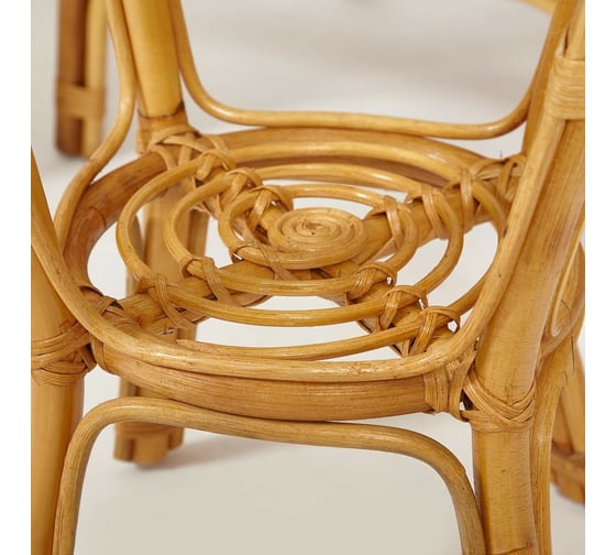 Комплект Tetchair NEW BOGOTA диван, 2 кресла, стол со стеклом, с подушками, ротанг 10086