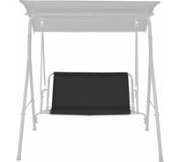 Усиленное тканевое сиденье для садовых качелей Tplus 115x51/44 см, оксфорд 600, чёрное T017201