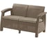 Диван Keter Corfu love seat капучино 258974 1
