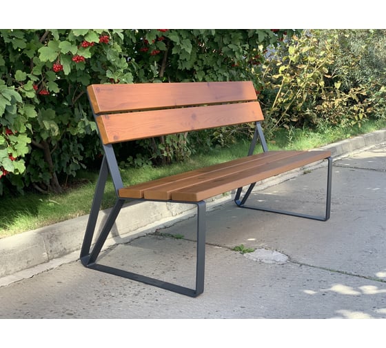 Парковая скамья MIROZDANIE Park 1440 графит PT1440