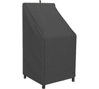 Чехол для кресла Tplus сталь Ротанг 580x570x790/600 мм, оксфорд 240, серый T019322