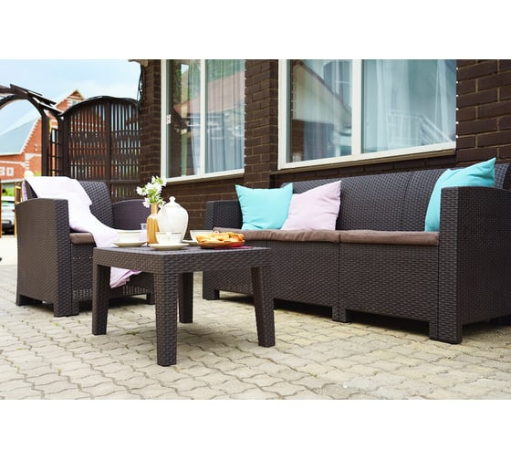 Стол B:rattan Arizona венге 40-712-2/1 BIO