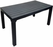 Стол Бостон/Boston 1400x780, антрацит B:rattan 40-706-1 BIO