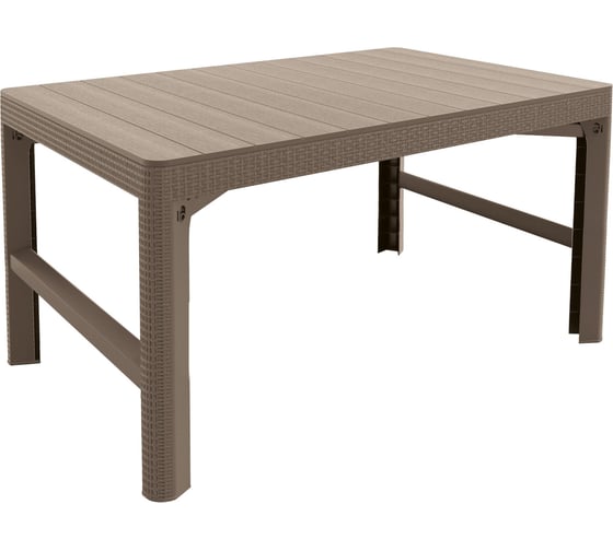 Стол Keter Lyon rattan table капучино 232296