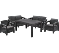 Комплект мебели Keter Corfu fiesta set графит 223216