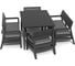 Комплект с обеденным столом Keter Delano set with Lima table 160 графит 233328 1