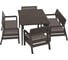 Комплект с обеденным столом Keter Delano set with Lima table 160 коричневый 235952 1
