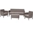 Комплект с тройным диваном Keter Salemo 3 seater set капучино 238589 1