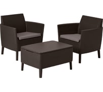 Комплект мебели балконная серия Salemo balcony set коричневый 236845