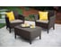 Комплект мебели балконная серия Salemo balcony set коричневый 236845 2