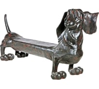 Садовая скамейка BOGACHO Такса Клякса большая 77005/коричневый