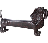 Садовая скамейка BOGACHO Такса Клякса средняя правосторонняя 77058/коричневый