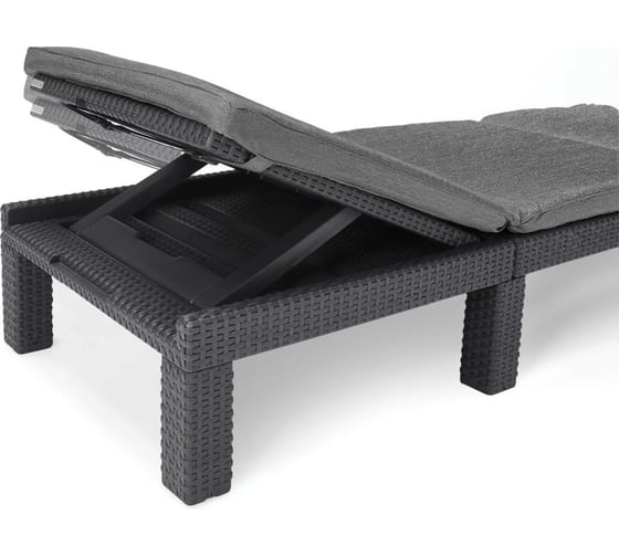 Шезлонг Keter Daytona Delux графит 252223