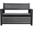 Скамейка для сада Keter Hudson storage bench графит 235688 1