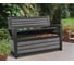 Скамейка для сада Keter Hudson storage bench графит 235688 3