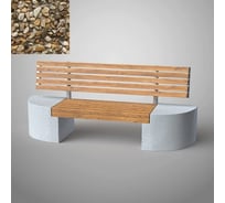 Бетонная скамья ООО Архитек-Бетон отмыв С-72О